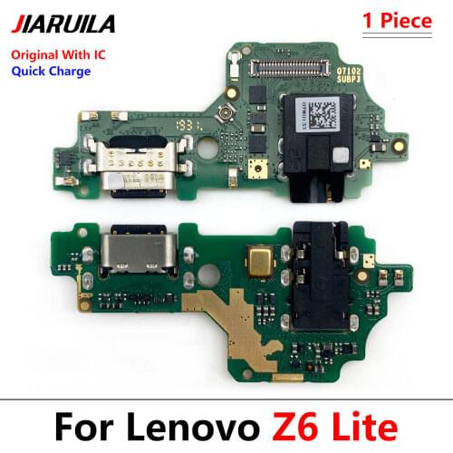 Micro USB Charger Dock Connector Charging Port Microphone Flex Cable Replacement Parts For Lenovo Z6 Lite L38111
