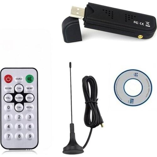 Mini USB DVB-T TV Tuner Recorder Kits Digital USB 2.0 DAB FM RTL2832U & FC0012 RTL-SDR & ADS-B Tuner Receiver Stick