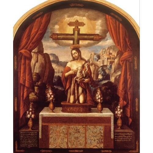 Wall art decoration pictures classical Portrait of the cross of Christ oil paintings canvas printings prined on canvas