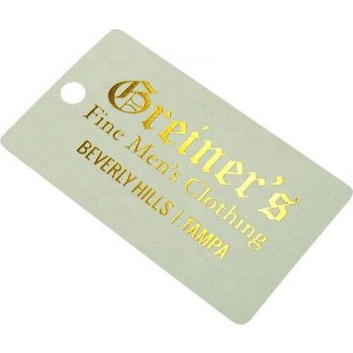 Custom Logo Printing Small Paper Earring Hang Tags