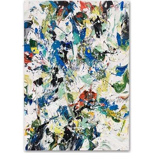 New Handmade Oil Painting Canvas Art Wall Hanging Frameless Heavy Textured Acrylic Wall Decorative Picture Canvas Artwork