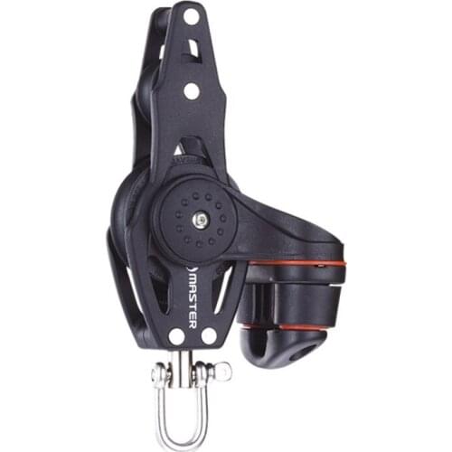 Marine Boat Yacht Sailboat Hardware 40mm 1 9/16 inch Single Fiddle Swivel Shackle Fairlead Cleat Becket Block Master BB-0422F