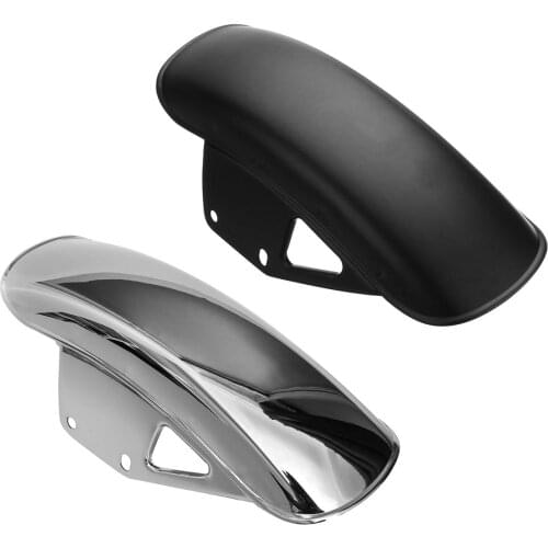 Motorcycle Front Fender Mud Flap Mudguard Chrome Black Splash Guards Metal For Suzuki GN250/GN125