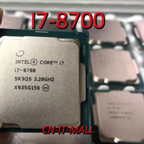 Intel Core i7-8700 CPU 3.2GHz 12MB Cache 6 Cores 12 Threads LGA1151 Processor
