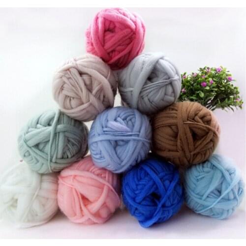 Multi-Color Wool Practical Big Belly Sweater Weaving Thread DIY Handmade Knitting Yarn Laine A Tricoter For Hat Scarf Shawl