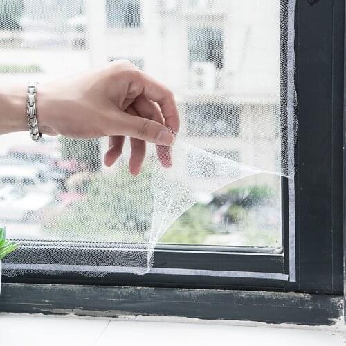 Wire mesh gauze self-adhesive mosquito screens DIY sand window / window screen invisible with Velcro