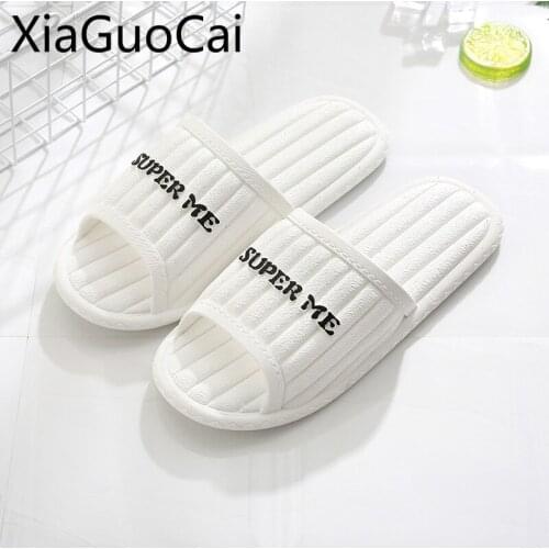 Indoors Men Slippers Summer Household Bathroom Slip Bath Indoor Fashion Unisex Slippers Mens Couple Slippers