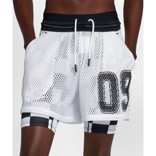 New Men 2 in 1 Sports Jogging Fitness Shorts Training Quick Dry Mens Gyms Men Shorts Sport gym Short Pants Summer Running Shorts