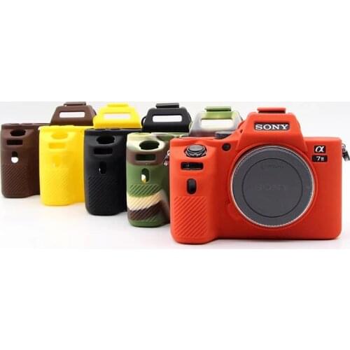 Silicone Rubber Camera Protective Body Cover Case Bag Skin For Sony A7 II A7II ILCE-7M2 A7R Mark 2 A7MII/A7RII/A7SII Camera