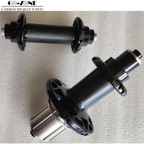 Powerway R51 road hubs 20/24 holes v brake highway straight pull hub front rear road bicycle carbon fiber direct pull hubs