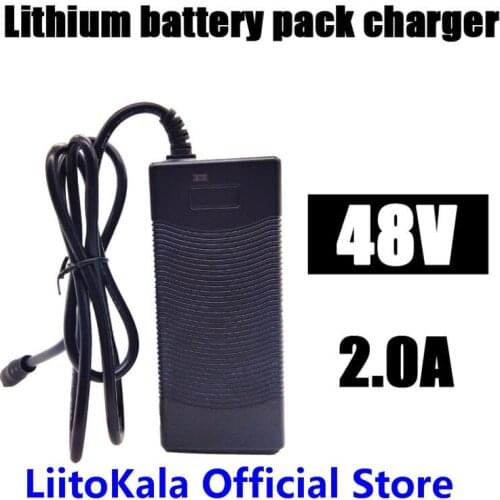 HK LiitoKala 48V 2A charger 13S 18650 battery pack charger 54.6v 2a constant current constant pressure is full of self-stop