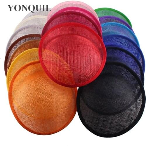 Women Elegant Bride Wedding Fascinator Base 20 CM Handmade Fascinator Hats DIY Hair Accessories For Bridal Mariage Chapeau Cap