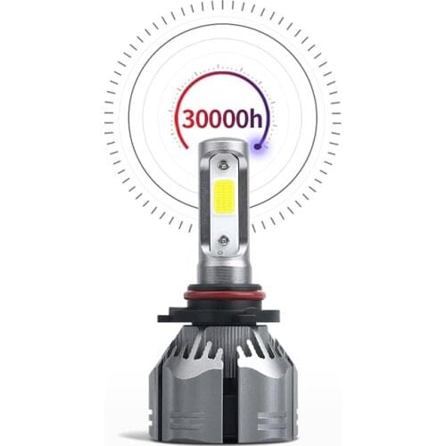 1 Pair Mini Size Car Headlight Lamp H1 H3 H4 H7 H11 H8 HB4/9006 HB3/9005 LED Bulb Auto Fog Light 12V 6000K Head Light