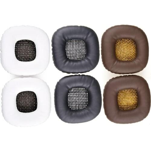 1 Pair Replacement Ear Pads Pillow Earpads Cushion Cover Cups for Marshall Major On-Ear Pro Stereo Headphones Headset Earphones