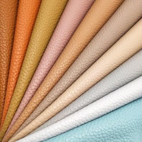 1PC 21X29CM Synthetic Letaher, Cuero Sintetico Faux Leather Embossed Litchi Grain PU Leather For Making Bows Accessories S231