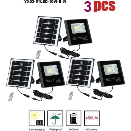 3pcs 51leds Solar Light Solar Power smart on at night Wall Light Waterproof IP65 Outdoor Security Lamp Garden Street Light seper