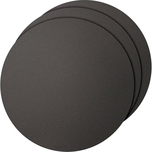 5 pcs * Kossel round 165.1mm printing surface sheet/plate 3D Printing Build Surface 6.5" Diameter Round, Black color