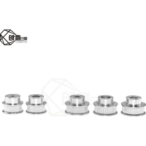 5pcs New GT2 Timing Pulley 36 Tooth Wheel Bore 5mm 8mm 10mm Aluminum Gear Teeth Width 6mm Parts For Reprap 3D Printers Part