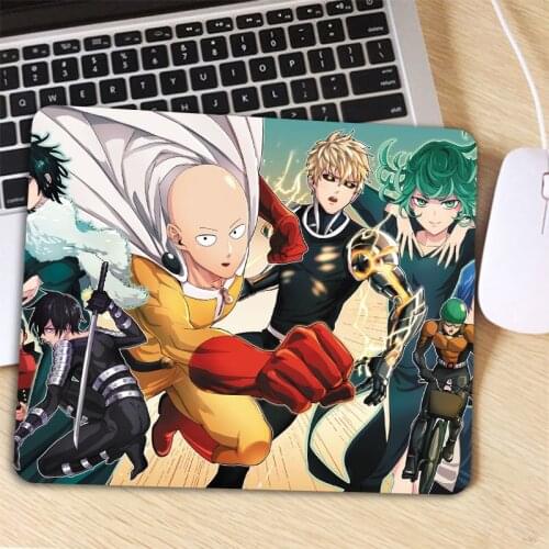 Big Promotion One Punch Man Gamer Play Mice Mat Rubber Mouse Pad Small Size for 18x22cm Gaming Mousepad