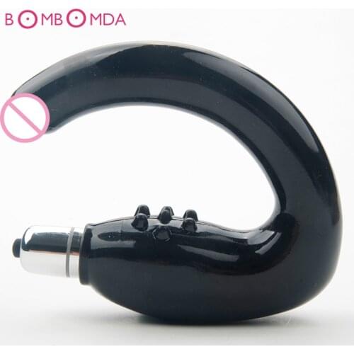 C Shape G Spot dildo Anal Vibrator for Men Woman Anus Prostate Massager buttplug Sex Toys Adult Anal Plug Stimulation Vibrator 2