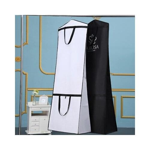 170cm Non-woven Fabric Bridal Dress Gown Carry Protection Cover Garment Storage Bag Wedding Dress Accessaries 10pcs/lot