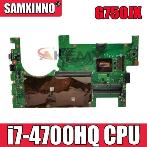 G750JX With i7-4700HQ CPU 2D mainboard for ASUS G750J G750JX G750JW laptop motherboard 60NB00N0-MB3020 100% Tested free shipping