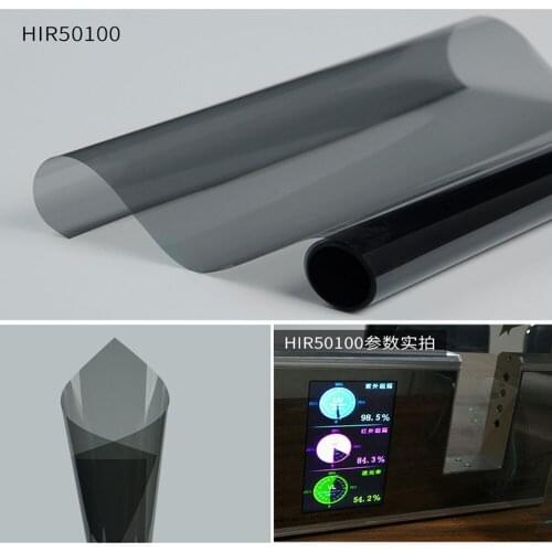 HOHOFILM 1.52x10m 50%VLT Window Film Windshield Car Auto Window Sticker Heat Proof Solar Tint Sun Proof 60''x33ft
