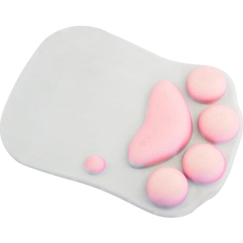 Cute Cats Claw Silicone Wristband Anti-slip Mouse Pad Wrist Gaming Mats Soft Comfortable Mouse Pad For Girl Gift Gamer Computer