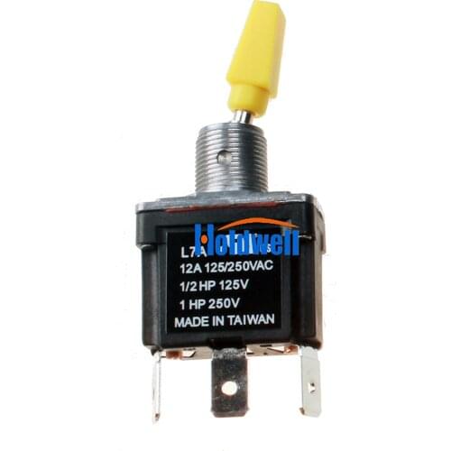 Holdwell Micro Switches Toggle Switch 31NT3913C08 12A 31NT391-3-C08 1 Pole 2 Position