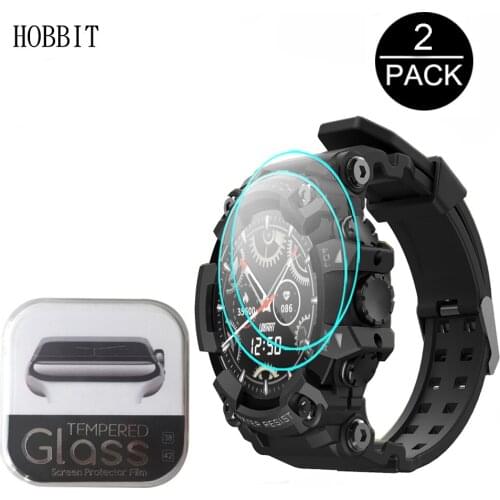 2PCS Anti-Scratch Anti-fingerprint Waterproof Film For LOKMAT ATTACK ATTACK 2 SmartWatch Screen Protector 9H Clear Guard Glass