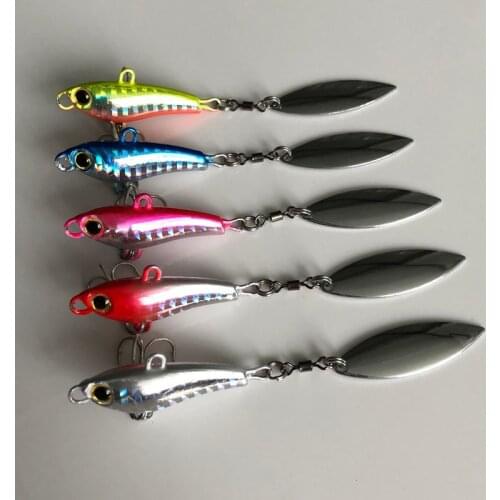 Fashion 10/15/22/35g 3D Eyes Metal Vib Blade Lure Sinking Vibration Baits Artificial Vibe for Bass Pike Perch Fishing 5 Colors