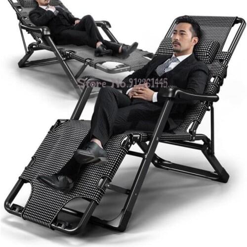 Folding Massage Chair Recliner Lunch Break Backrest Lazy Sofa Bed Portable Multi-stage Adjustable Multifunctional Recliner