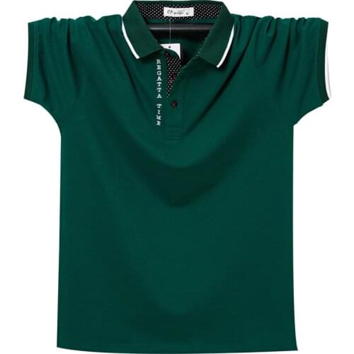 Oversize 6XL Mens Polo Shirt 2021 New Summer Mens Regular-fit Breathable Golf Polo Shirt Casual Fat Men Clothing Designer Polo