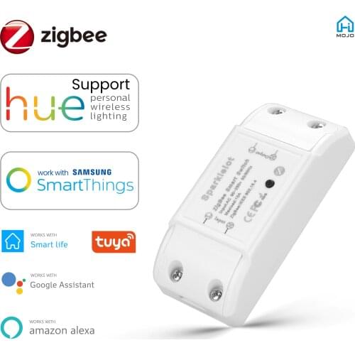 HIMOJO Zigbee 3,0 Tuya Smart DIY Relais Breaker Schalter Fernbedienung Arbeit Mit Farbton Alexa Google Leben Smartthings Hause