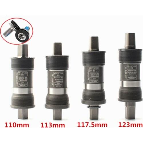 Free Shipping Mountain Bike Square Hole Cartridge Bottom Bracket 68mm/73mm BB Bicycle Parts