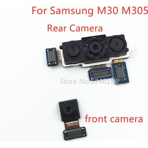 1pcs Back Rear big Main Camera Module Flex Cable For Samsung Galaxy M30 SM-M305F Back Flex Cable Camera New Replacement parts
