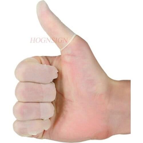 1000pcs Non-slip wear-resistant protective incision finger rubber finger hood beauty nail labor insurance disposable counting