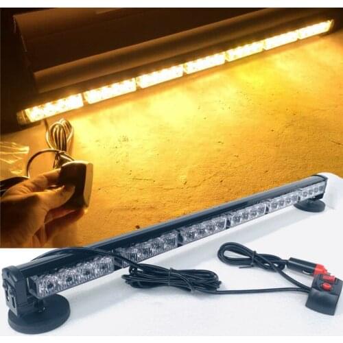 12V LED Universal Car Strobe Light Flasher Vehicle Signals Warning Lamp Red Blue Police Emergency lights Flashing led light bars