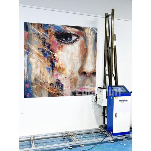 3D Inkjet Direct Mural Painting Zeescape Wall Printer Wall Printing Machine Eco Friendly Wall Painting Machine
