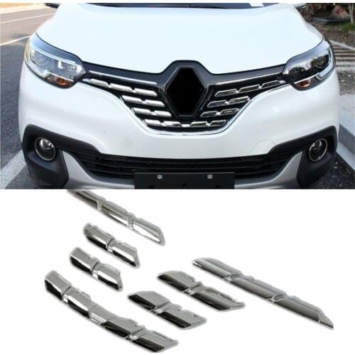 ABS Chromed Front Bumper Grill Grille Cover Trim 7-pack