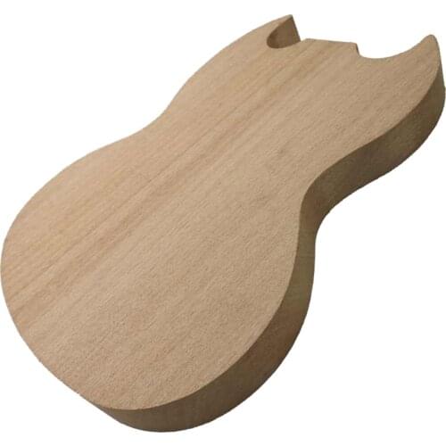 Okoume Wood Electric Guitar Body Blank Material Luthier Supply Guitar Making Kit
