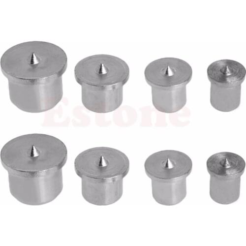 8pcs/set Dowel Drill Centre Points Pin Wood 7/8/10/13mm Dowel Tenon Center Set