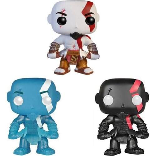 God of War Kratos 25# in blue white black PVC Action Figure Collectible Model toys