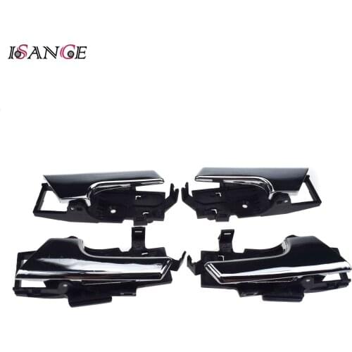 ISANCE 4pcs Interior Inside Door Handle Left Right For Chevrolet 2007-11 Aveo & 2009-11 Aveo5, Pontiac G3 2009 96462709 96462710