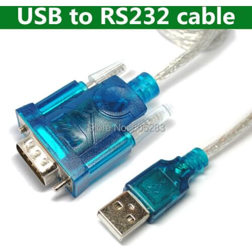 HL-340 USB to RS232 Serial Port 9 Pin DB9 PDA Cable Convertor Support Windows7 64 USB to RS-232 Serialport Cable Adapter HY582