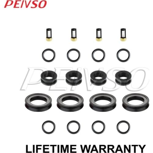 Fuel Injector Repair Service Kit O-Rings Seals Filters for Toyota Camry Rav4 94-00
