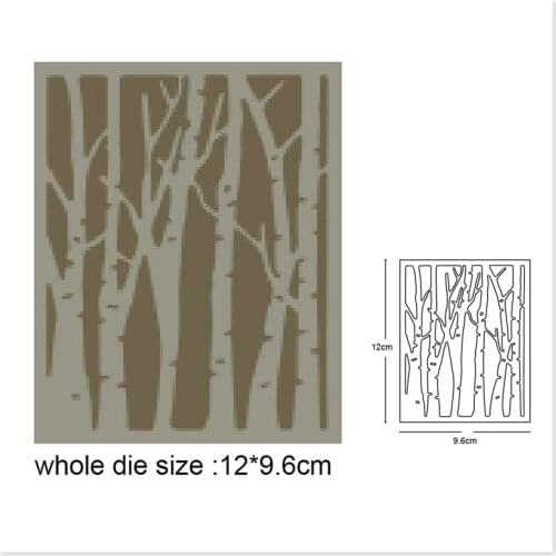 Metal cutting dies forest background Stencil For DIY Scrapbook Paper/Album Cards Embossing Punch Craft Dies New