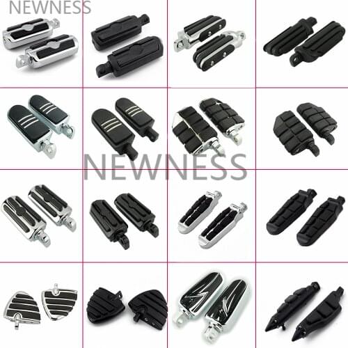 Motorcycle Footpeg Foot Peg Male Mount Front Rear Footrest Pedals For Harley Heritage Softail Dyna Touring Electra Glide 883 48