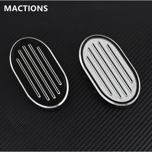 Pedal Pad Cover Footpeg Grill CNC Billet Brake for Harley Sportster XL883 XL1200 Dyna Fat Bob Softail V-Rod Street Night Rod