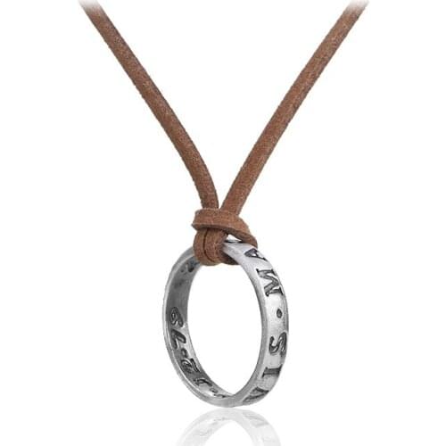 DUTRIEUX Uncharted 4 Necklace Nathan Drake Mysterious Sea Area Rings Elena Sullivan Ancient Vintage Pendant Movie Game Jewelry